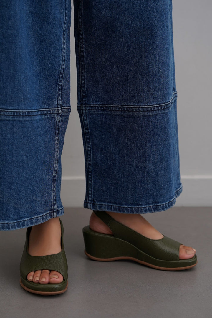 GREEN LAGUNA MAMA SANDALS