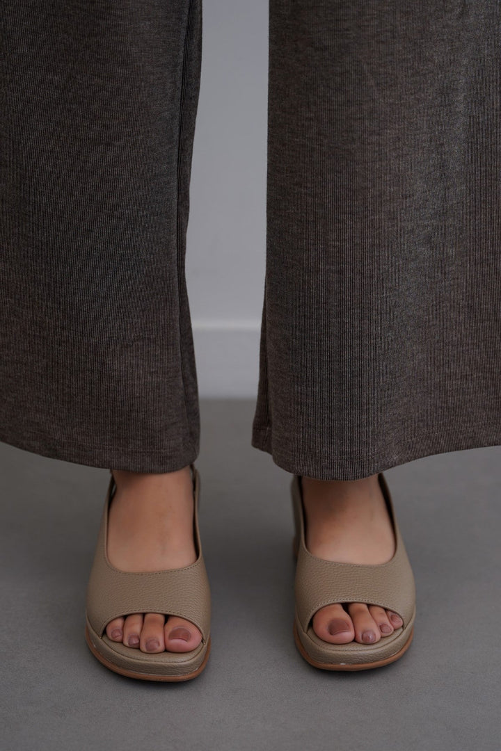 TAUPE LAGUNA MAMA SANDALS