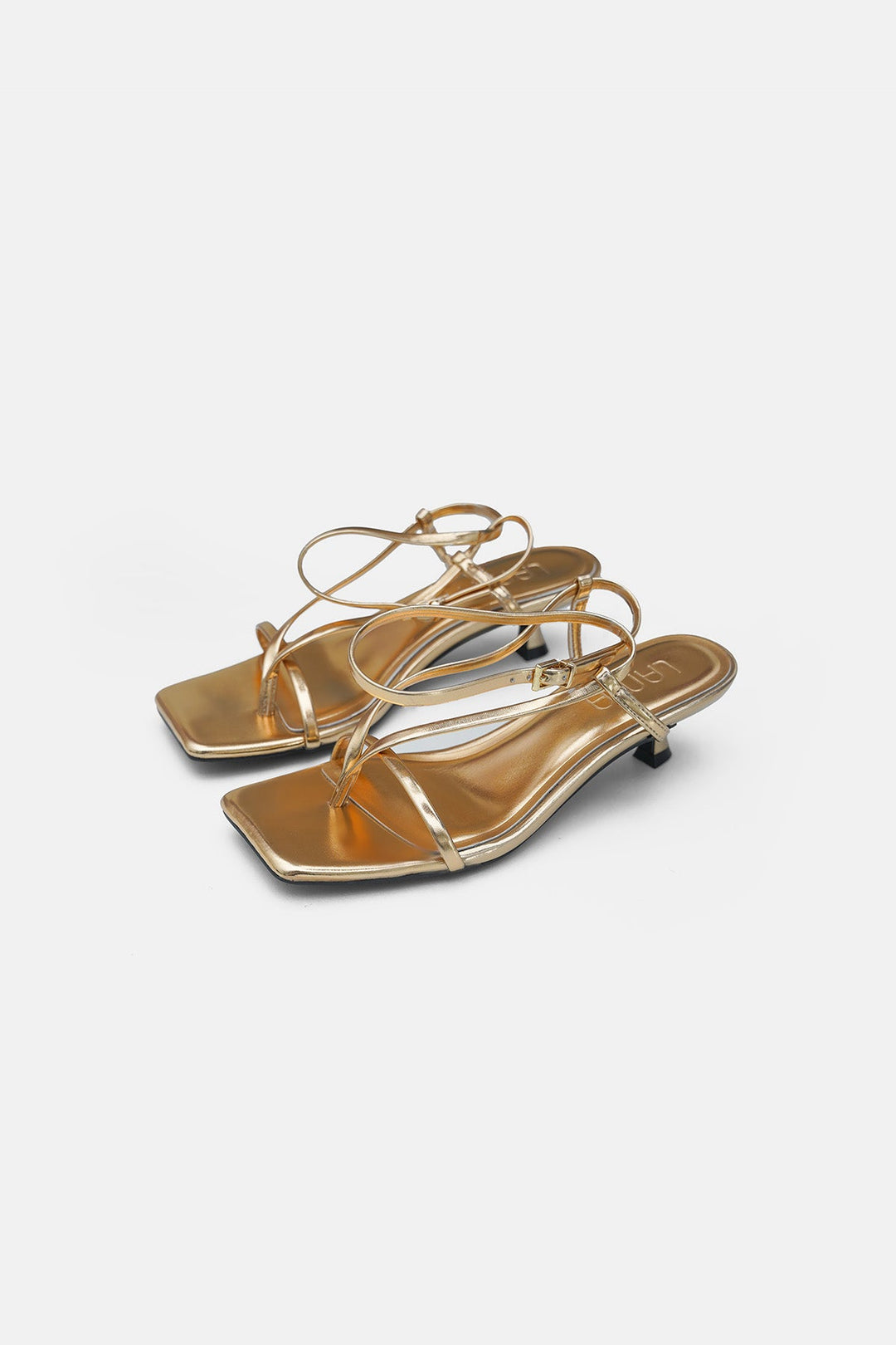 GOLD-DUOMO MINI HEELS