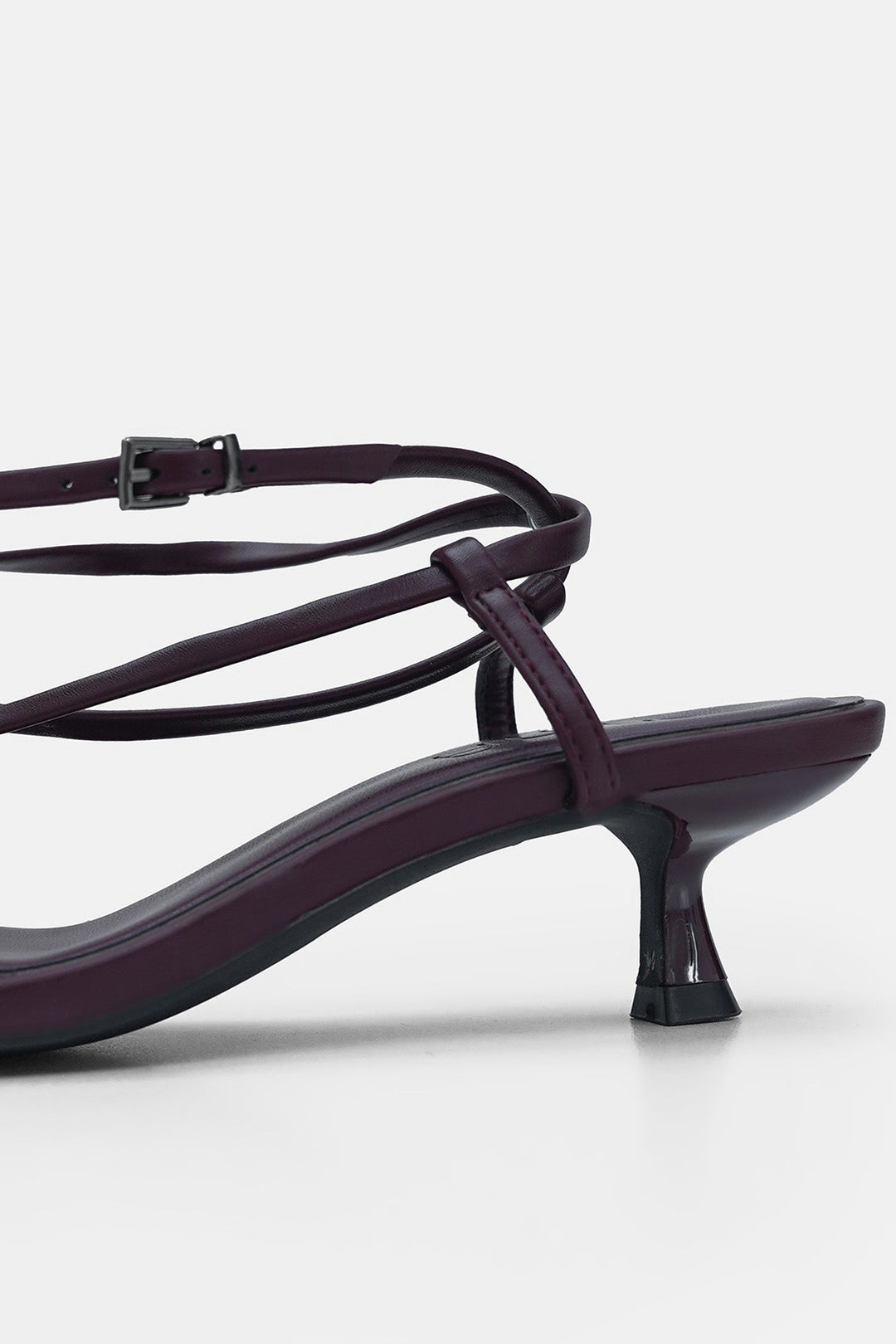 MAROON-DUOMO MINI HEELS