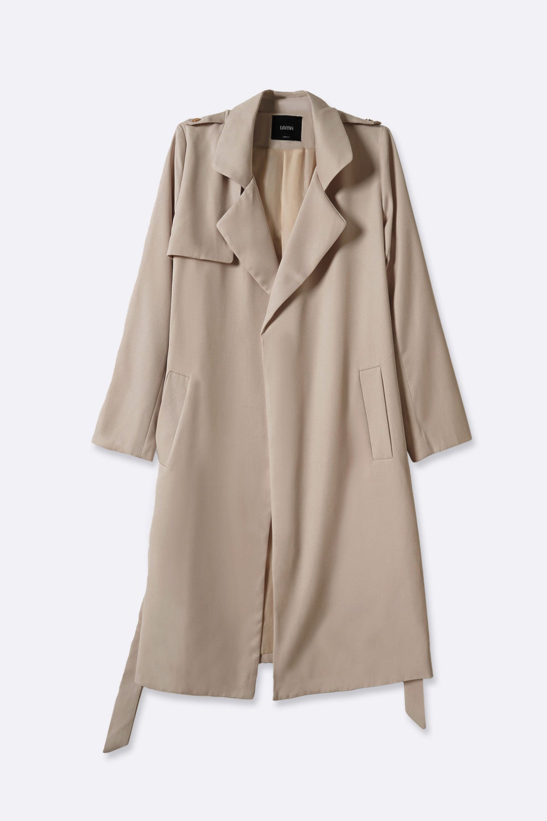BEIGE CLASSIC TRENCH COAT