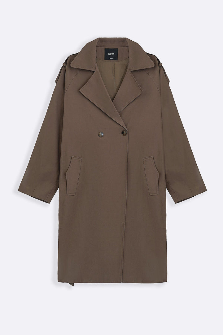 BROWN ZEPH TRENCH COATS