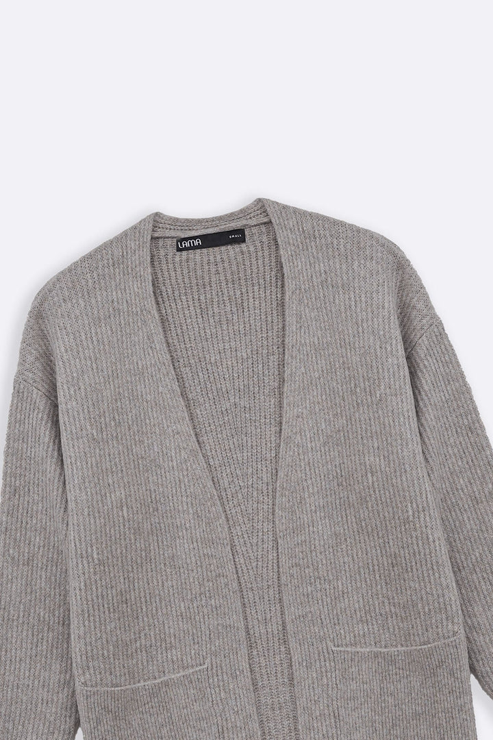 BEIGE VIENNA WOOLY CARDIGAN