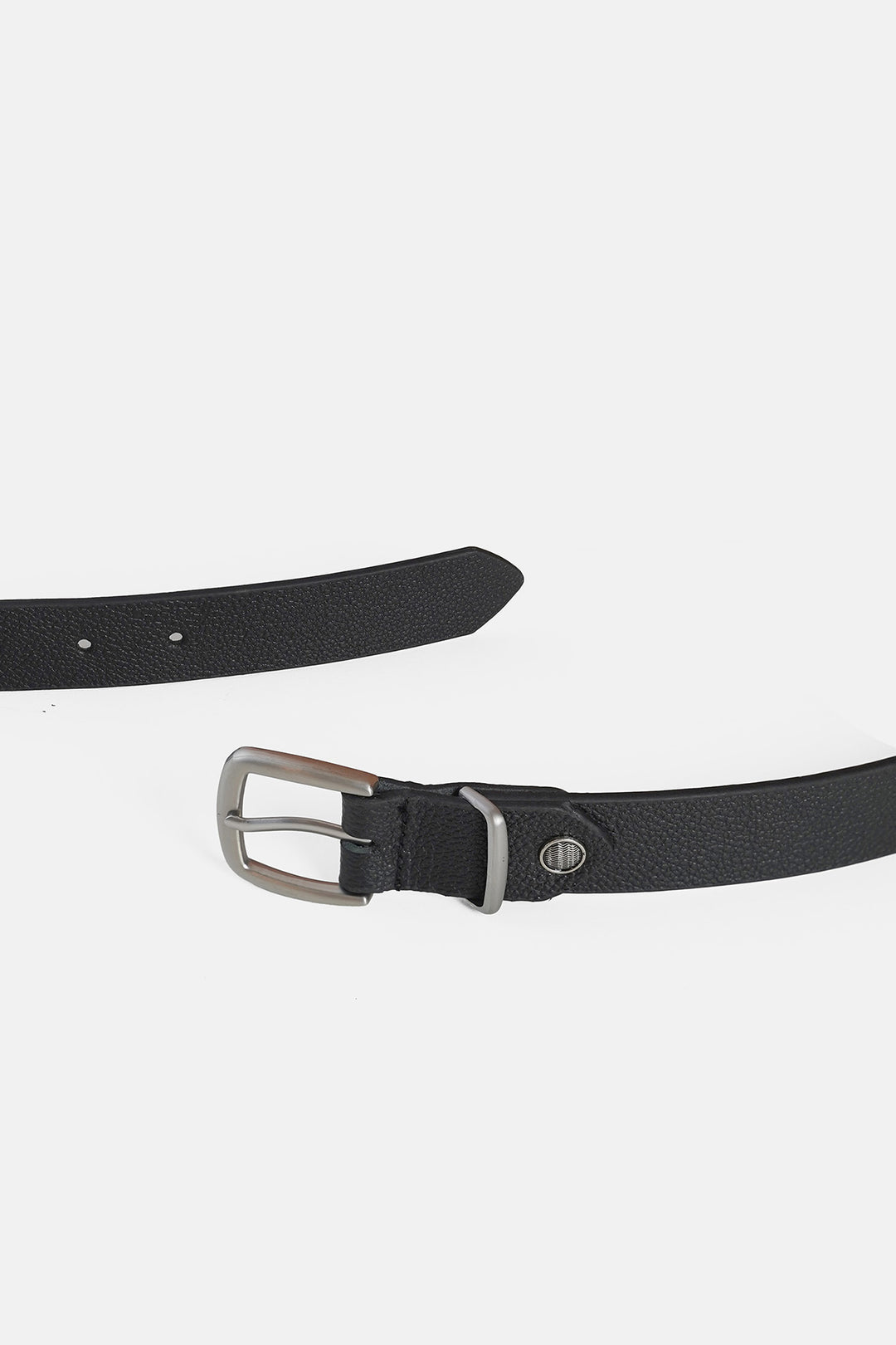 GRAINED LEATHER WESTERN BELT