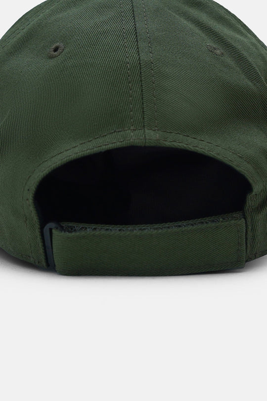 OLIVE-MONOTONE COTTON CAP