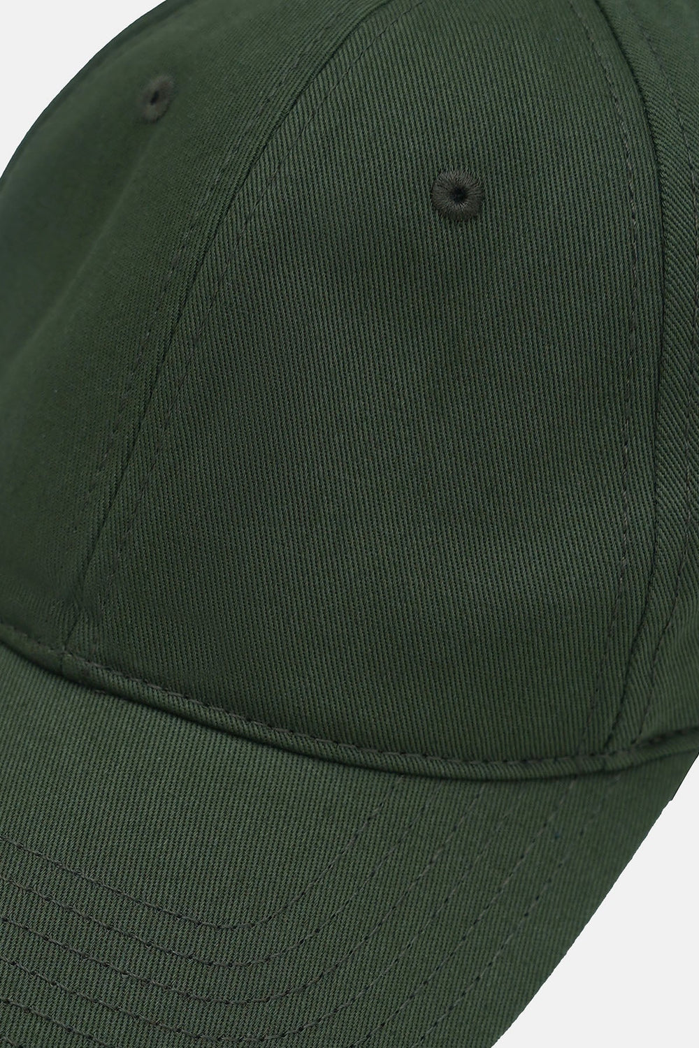 OLIVE-MONOTONE COTTON CAP