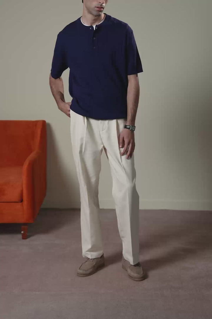 TEXTURED HENLEY