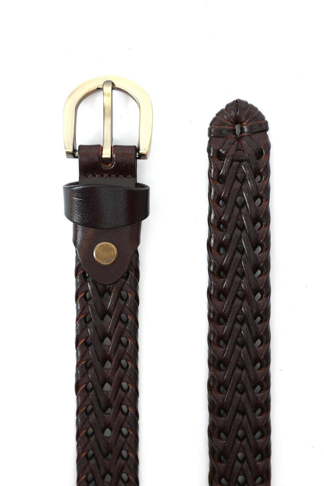 COFFEE SLIM WOVEN BELT