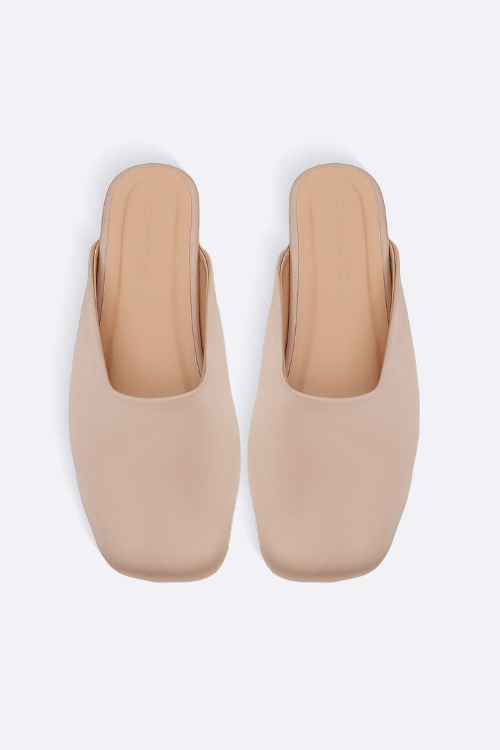 SATIN MULES